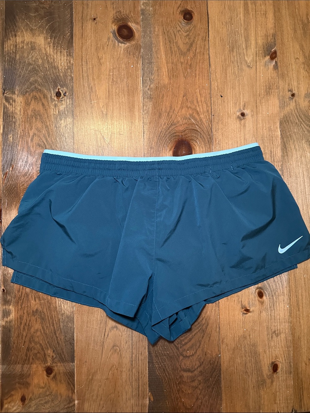 Nike Women's Teal Athletic Running Shorts